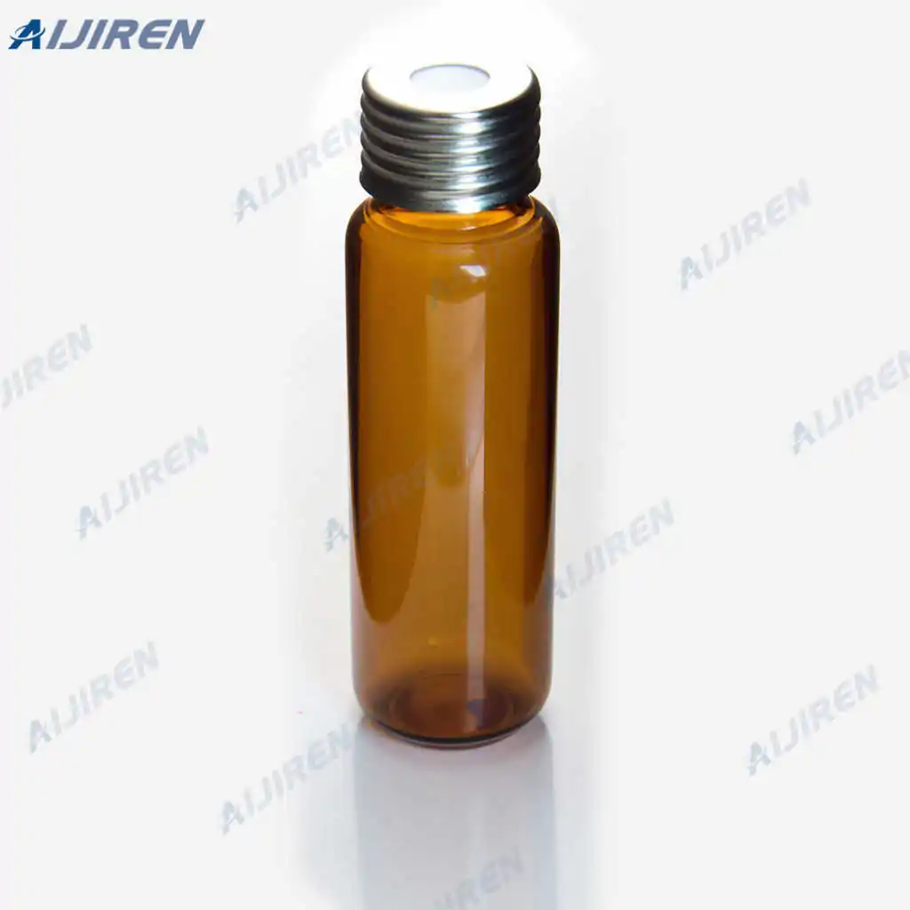 20ml amber headspace vials with aluminum cap for sale