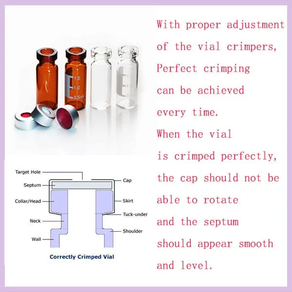 Aijiren 11mm crimp top vials with aluminum caps
