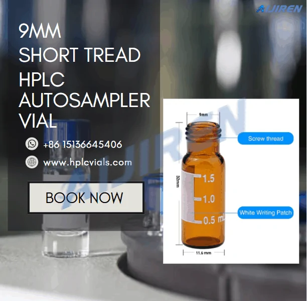 China wholesale 9mm 2ml Short Tread HPLC Autosampler Vial Manufacturer