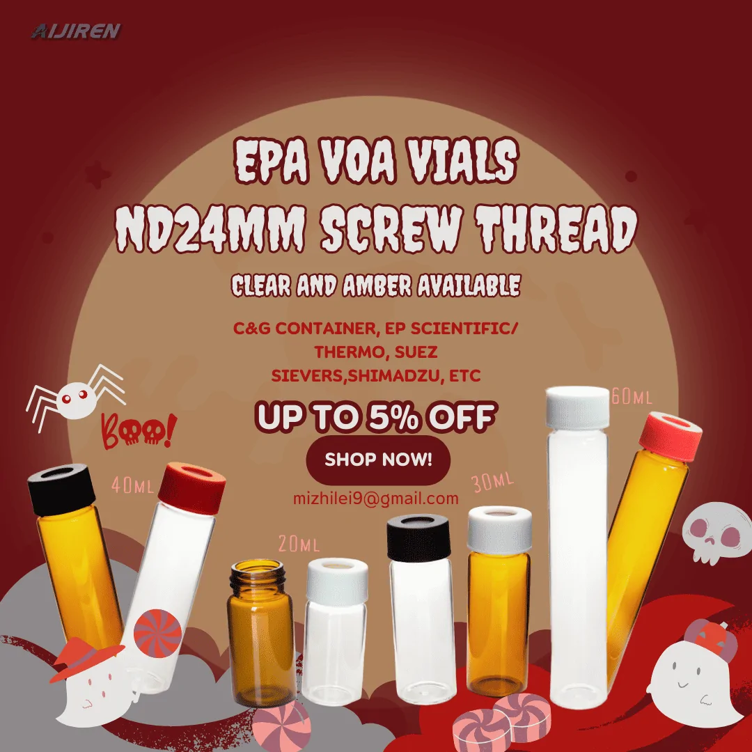 ​​24-400 Screw Neck Vials | EPA-Certified Borosilicate Glass Storage Vials​​