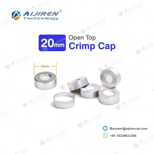 Standard 20mm Silver Aluminum Crimp Caps with PTFE Septa