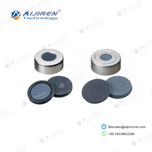 Grey PTFE/Butyl Septa and Pharma-Fix liners for 20mm Caps 