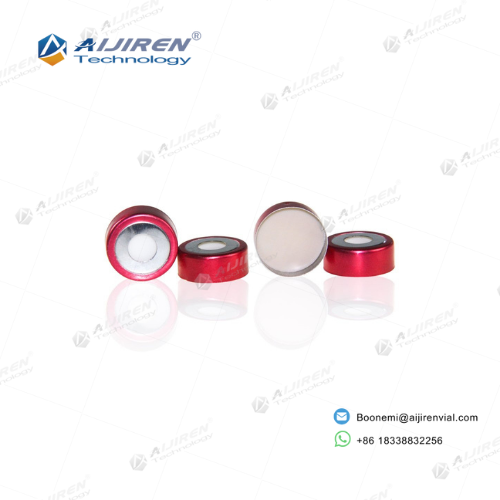 20mm Red Magnetic Crimp Caps for CTC PAL Autosamplers 