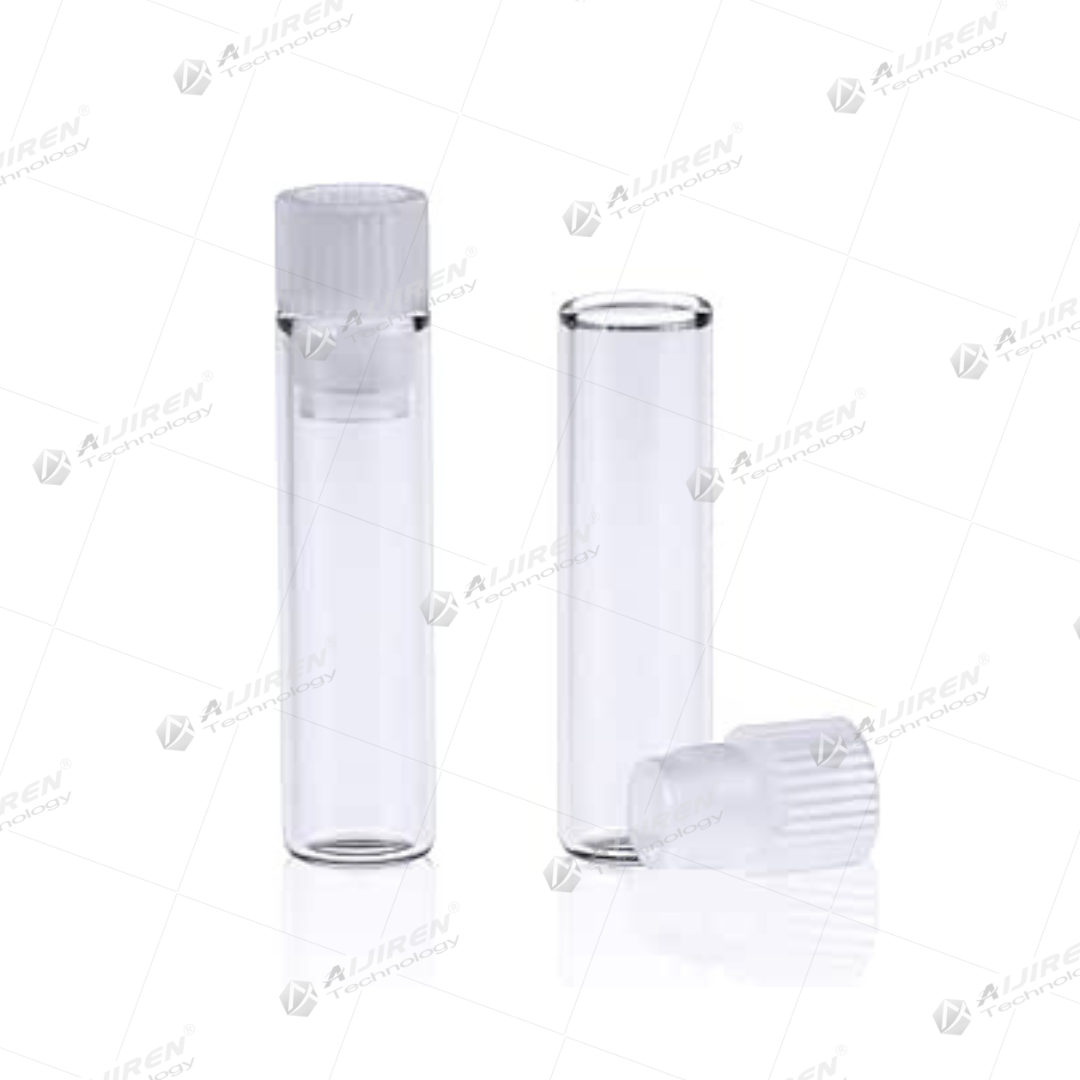 Clear glass 1ml shell vial V181 for analysis