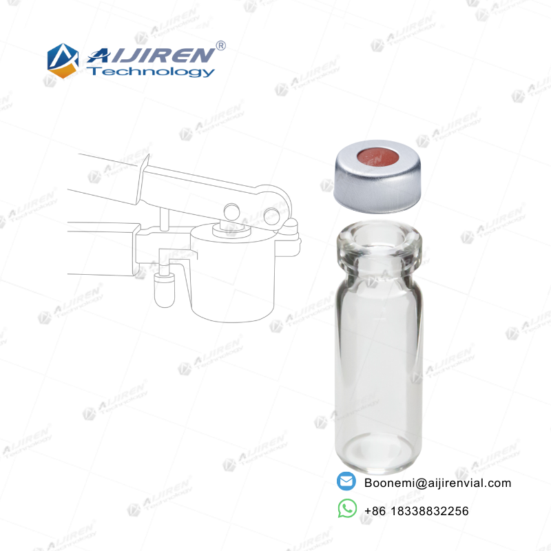 Natural PTFE with Red Rubber septa for cost-effective 11mm crimp closures