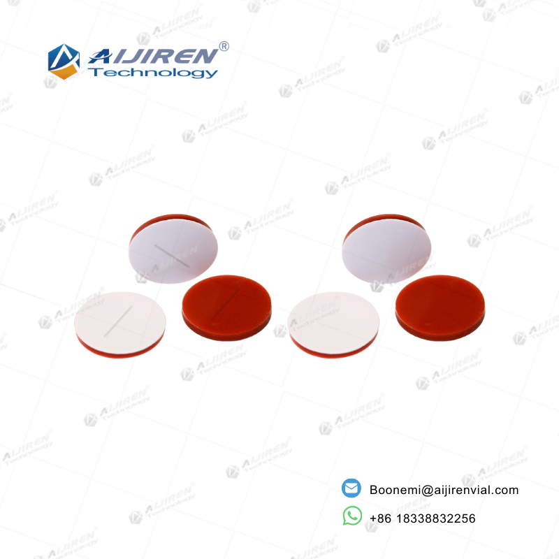 Comparison of pre-slit and non-slit PTFE silicone septa for ND11 crimp caps