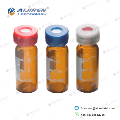 11mm amber snap vial with cap