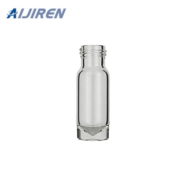clear glass high recovery vial