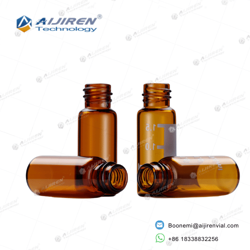 Amber 8-425 glass vial for light-sensitive samples