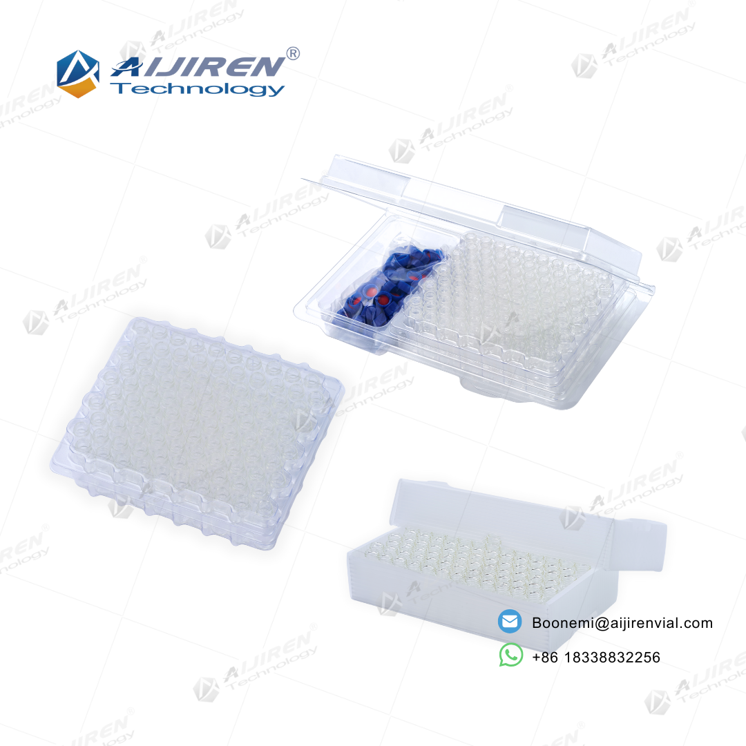100pcs/pk dust-proof PP tray packaging for 10-425 vials