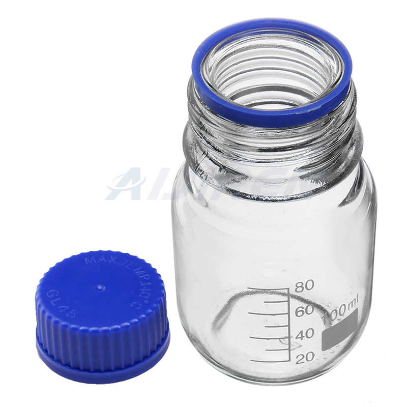 100ml Glass Reagent Bottle with GL45 Screw Cap for Sale