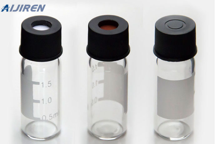 1.5ml 9mm Clear Screw Hplc Vials with Writing Space for Sale