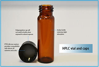2ml hplc vial and caps