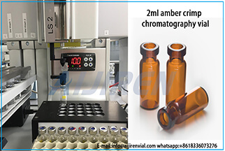 2ml amber crimp sample vial