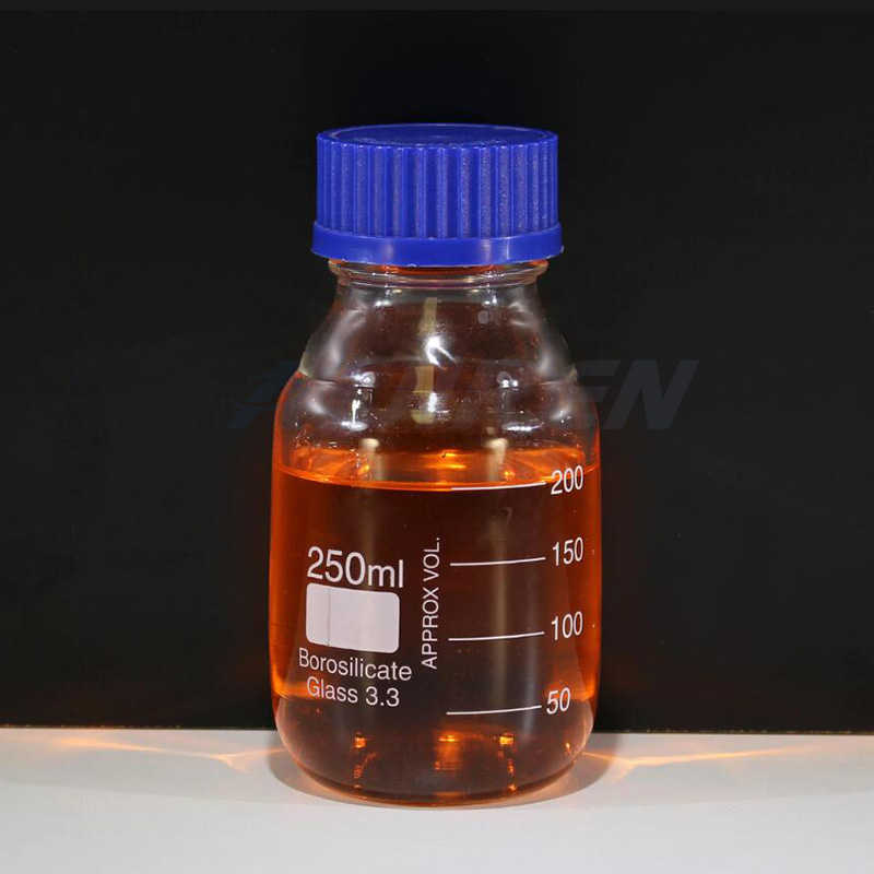 250ml reagent bottle with blue screw cap supplier