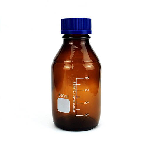 500ml amber reagent bottle for sale