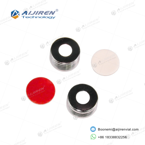 Red PTFE/White Silicone Septa with 18mm Magnetic Cap 