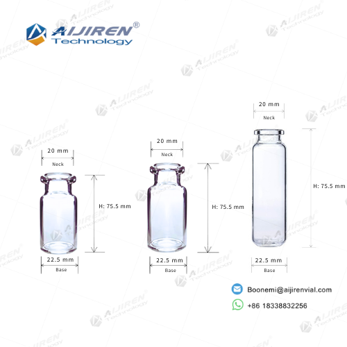 20mm crimp top headspace vials 6mL 10mL 20mL