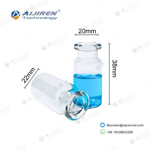 6mL Clear Karl Fischer Crimp Vials 22x38mm