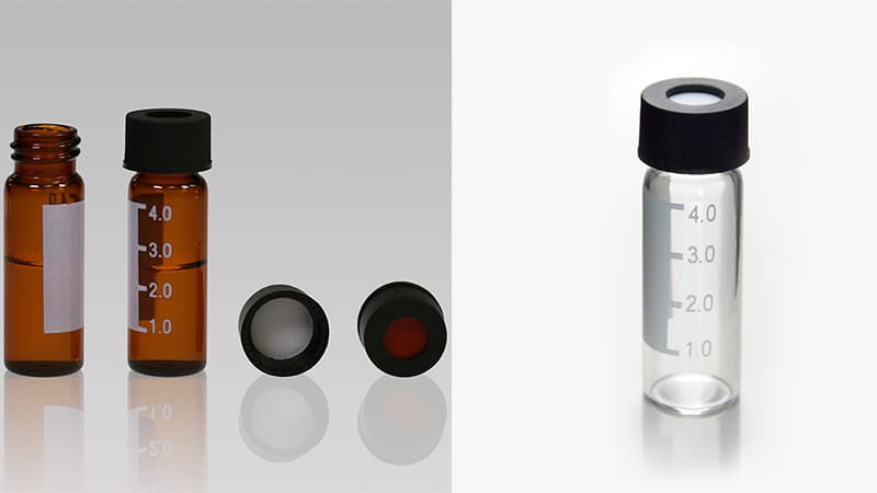 Factory Wholesale Stock 4ml Hplc Vials with Screw Top Cap