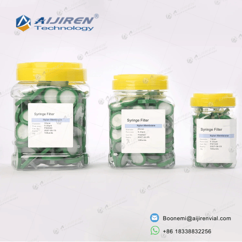 33mm high throughput Nylon membrane syringe filter