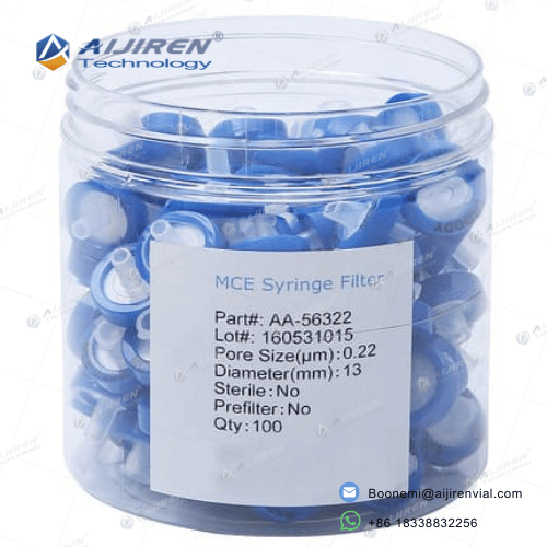 MCE 0.22um 13mm Blue Non-Sterile Syringe Filter
