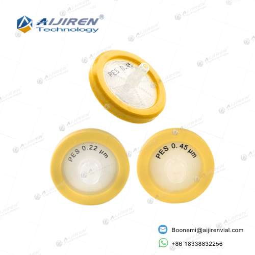 pes o.22um 0.45um yellow syringe filter