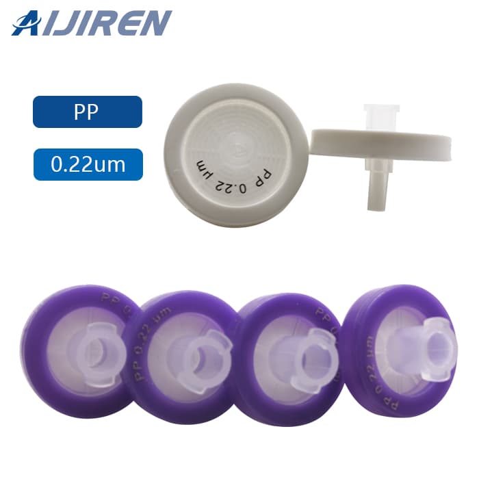 pp syringe filter 0.22 um