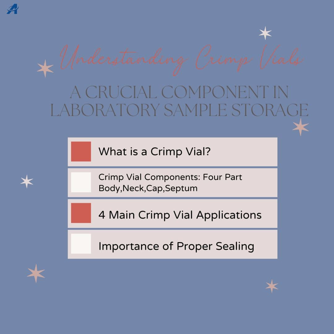 Understanding Crimp Vials: A Crucial Component in Laboratory Sample Storage