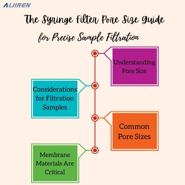 The Syringe Filter Pore Size Guide for Precise Sample Filtration