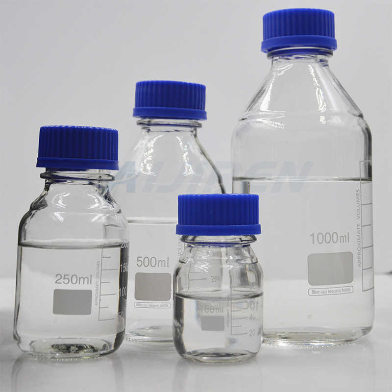 La botella de reactivo de vidrio de 500 ml a la venta desde China