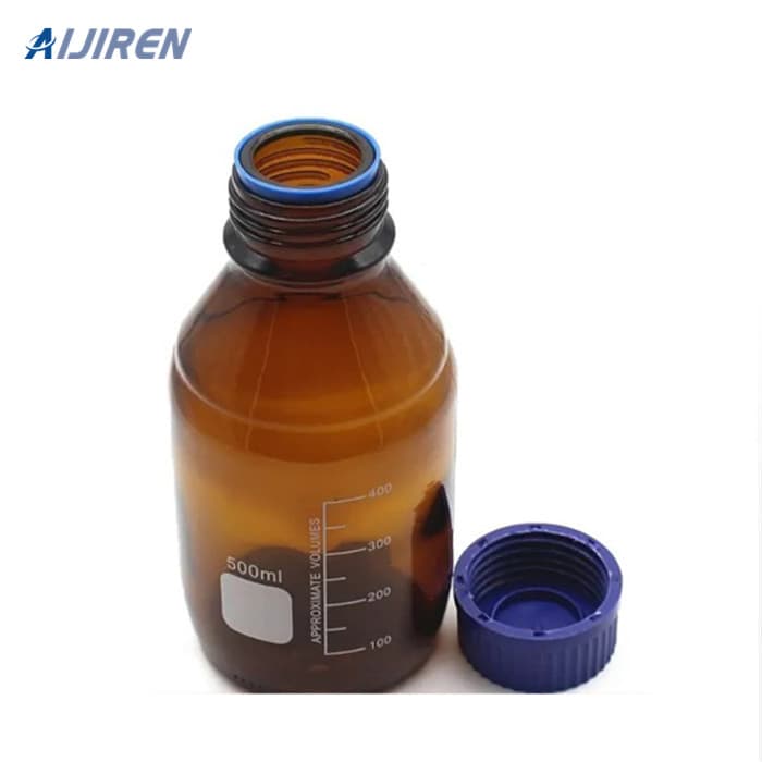 amber glass reagent bottle