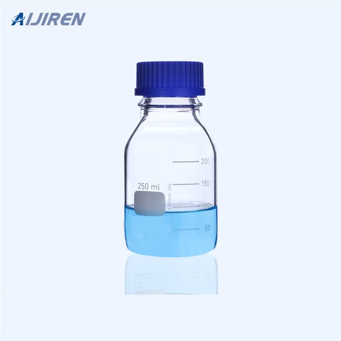 clear reagent bottle