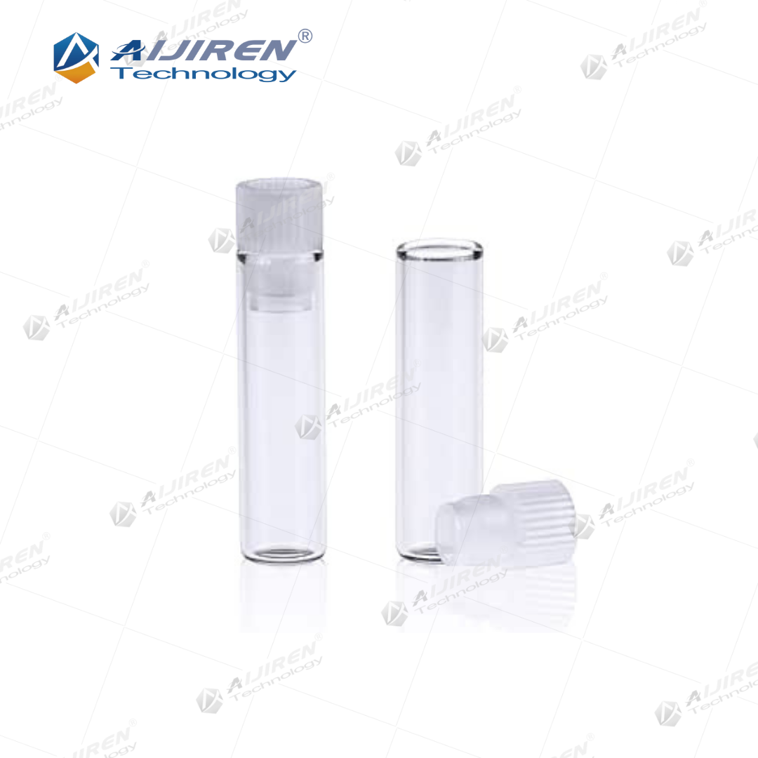 1ml Glass Shell Vial with 8mm PE Plug