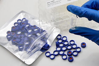 sample vial package