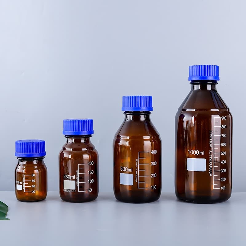 Wholesale GL45 amber reagent bottle for sale