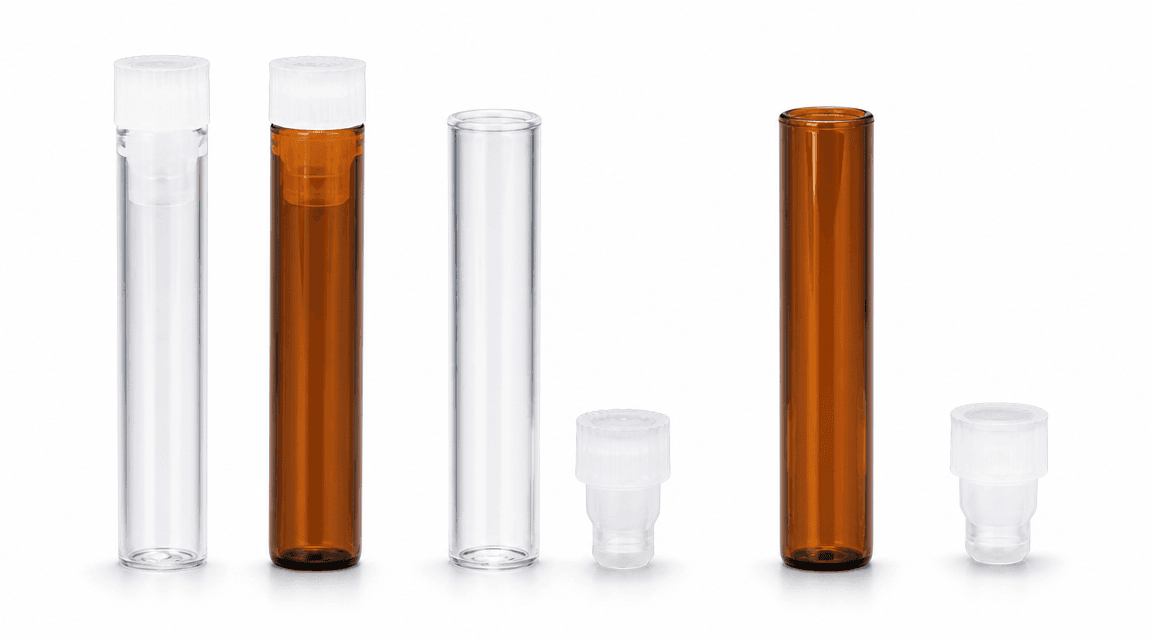 1 mL Shell Vials (PP Plug)